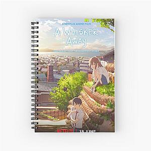 A Whisker Away Poster spiral notebook
