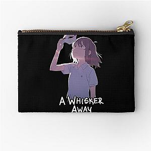 Drawing Girl Whiskey Anime Art Zipper Pouch Gift for Fans