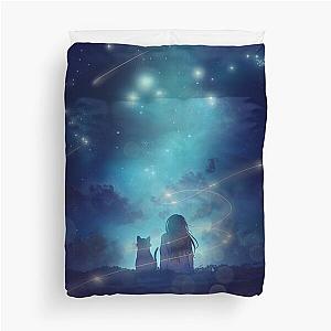 Anime Scenery Landscape Duvet Cover