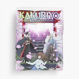 Kakuriyo Bed and Breakfast for Spirits Poster Duvet Cover