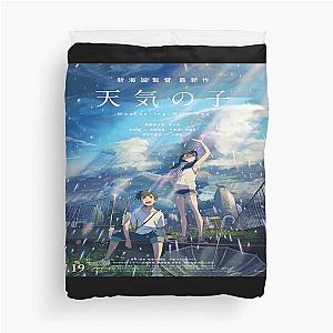 Weathering With You Book Cover Duvet Cover