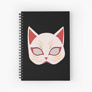 A Whisker Away Cat Mask Spiral Notebook