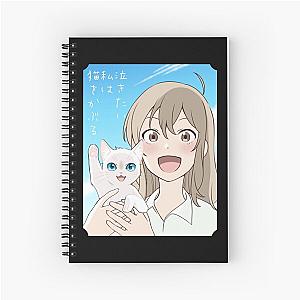 Beautiful Girl Whiskey A Art Away Anime Gift for Fans Spiral Notebook