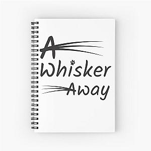 Text Whiskey Art Away Anime Gift for Fans Spiral Notebook