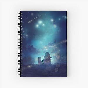 Anime Scenery Landscape Spiral Notebook