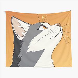 Cute British Shorthair cat - Anime style Tapestry