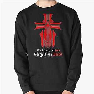 Azur Lane - Iron Blood Logo with slogan Black Pullover Sweatshirt RB2706