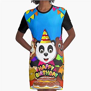 Five New BabyBus Baby Bus for kids 2020 happy birthday Graphic T-Shirt Dress