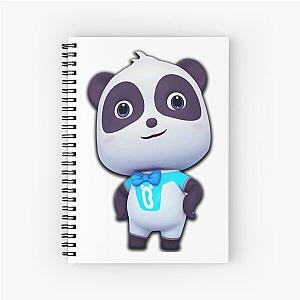 Kiki Panda, BabyBus Clothing Spiral Notebook