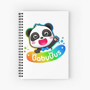 Animation Gift Kids Panda Cute BabyBus Say Hello Spiral Notebook