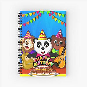 Five New BabyBus Baby Bus for kids 2020 happy birthday Spiral Notebook