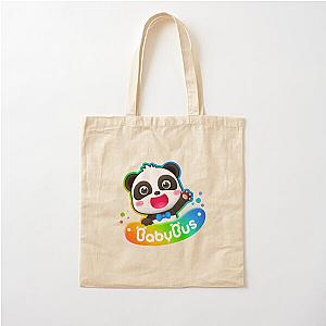 Animation Gift Kids Panda Cute BabyBus Say Hello Cotton Tote Bag