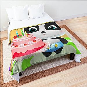 Threebus New BabyBus Baby Bus for kids 2020 happy birthday Comforter