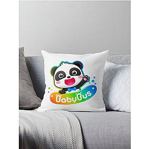 Animation Gift Kids Panda Cute BabyBus Say Hello Throw Pillow