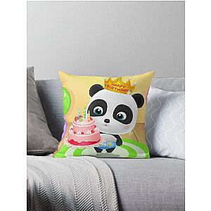 Threebus New BabyBus Baby Bus for kids 2020 happy birthday Throw Pillow