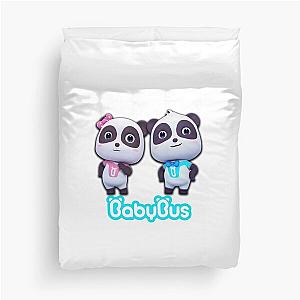 Kiki and Miumiu Panda, BabyBus Clothing Duvet Cover