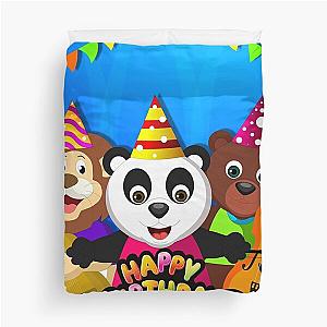 Five New BabyBus Baby Bus for kids 2020 happy birthday Duvet Cover