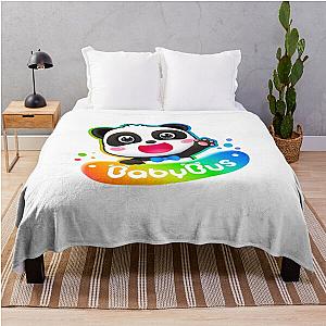 Animation Gift Kids Panda Cute BabyBus Say Hello Throw Blanket