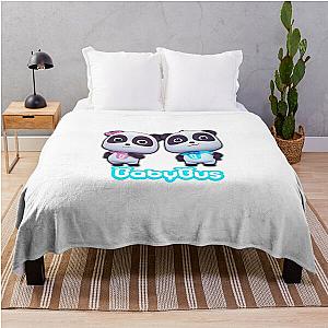 Kiki and Miumiu Panda, BabyBus Clothing Throw Blanket