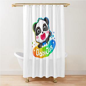 Animation Gift Kids Panda Cute BabyBus Say Hello Shower Curtain