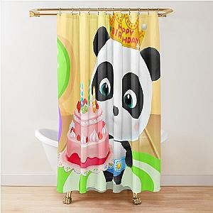 Threebus New BabyBus Baby Bus for kids 2020 happy birthday Shower Curtain