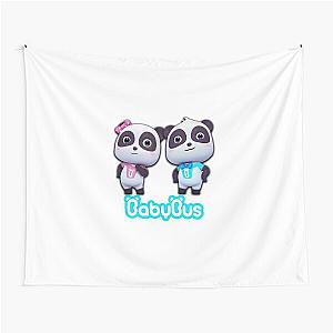 Kiki and Miumiu Panda, BabyBus Clothing Tapestry