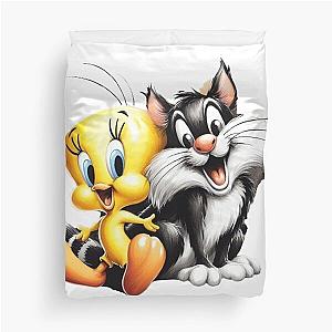 Titi & Grosminet: Malice Duo Duvet Cover