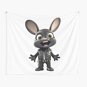 Rockstar Bunny Tapestry