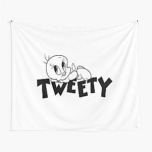 Looney Tunes Bird Black Tapestry