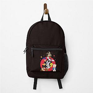 Backpack Family Cartoon