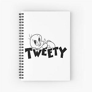 Looney Toons Bird Black Spiral Notebook