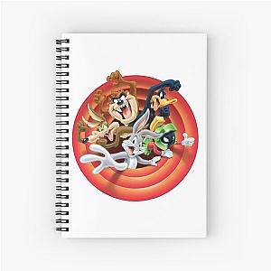 Looney Tunes Cartoon Art Design Spiral Notebook