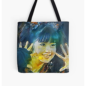 Yui-Metal Smiley Fox Goddess Babymetal Painting Digital Fan Art All Over Print Tote Bag RB0512