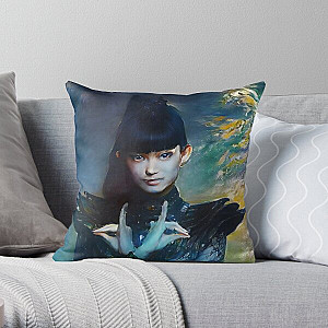 Su-Metal Iconic Pose Babymetal AI Painting Digital Fan Art Throw Pillow RB0512