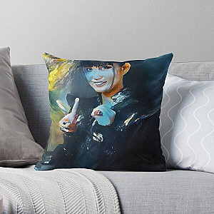 Su-Metal Smiley Fox Goddess Babymetal Painting Digital Fan Art Throw Pillow RB0512