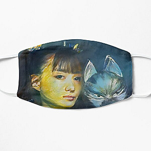 Moa-Metal with a Fox God Mask Babymetal AI Painting Digital Fan Art Flat Mask RB0512