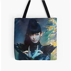 Su-Metal Iconic Pose Babymetal AI Painting Digital Fan Art All Over Print Tote Bag RB2709