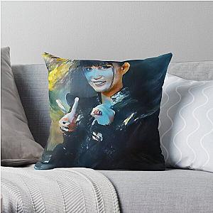 Su-Metal Smiley Fox Goddess Babymetal Painting Digital Fan Art Throw Pillow RB2709