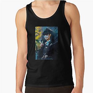 Su-Metal Smiley Fox Goddess Babymetal Painting Digital Fan Art Tank Top RB2709