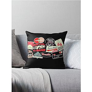 Babytron Collage Throw Pillow