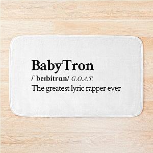 Babytron Underground Hip Hop Rap  Greatest lyric rapper alive Bath Mat