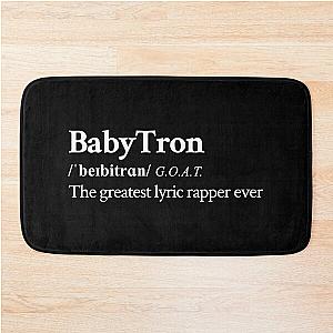 Babytron Underground Hip Hop Rap  Greatest lyric rapper alive Black Bath Mat