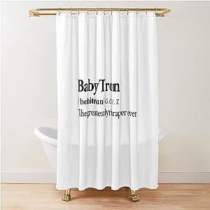 Babytron Underground Hip Hop Rap  Greatest lyric rapper alive Shower Curtain