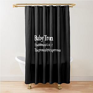 Babytron Underground Hip Hop Rap  Greatest lyric rapper alive Black Shower Curtain