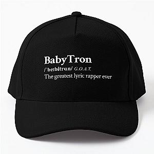 Babytron Underground Hip Hop Rap  Greatest lyric rapper alive Black Baseball Cap