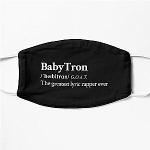 Babytron Underground Hip Hop Rap  Greatest lyric rapper alive Black Flat Mask