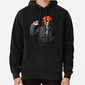 Babytron In The Studio Turban Posing Pullover Hoodie