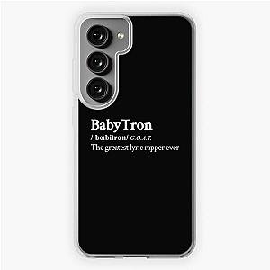 Babytron Underground Hip Hop Rap  Greatest lyric rapper alive Black Samsung Galaxy Soft Case