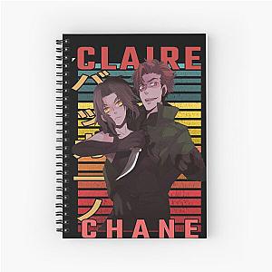 Chane and Vino Baccano Retro Anime Design Spiral Notebook