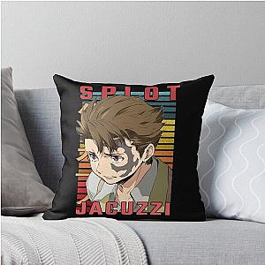 Jacuzzi Retro Anime Design Throw Pillow